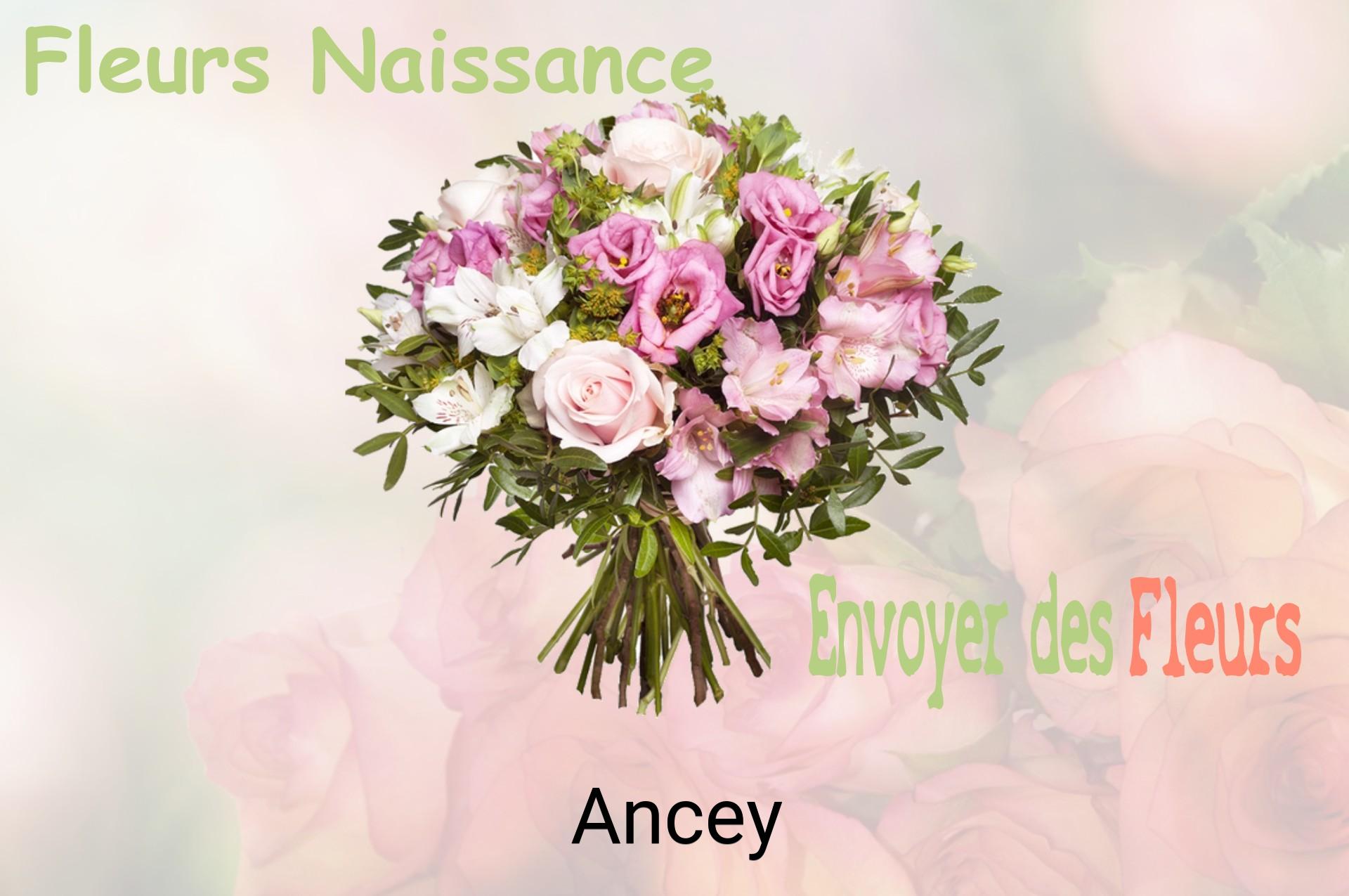 Bouquet de fleurs de naissance livré à Ancey